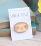 Wooden Sloth Brooch - Image 3