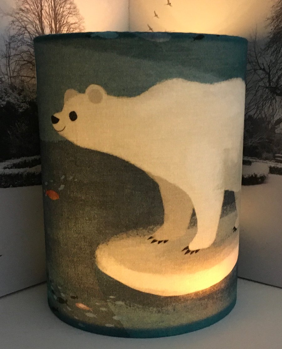 Polar Bear Artic Antics- Handmade Children Night Light