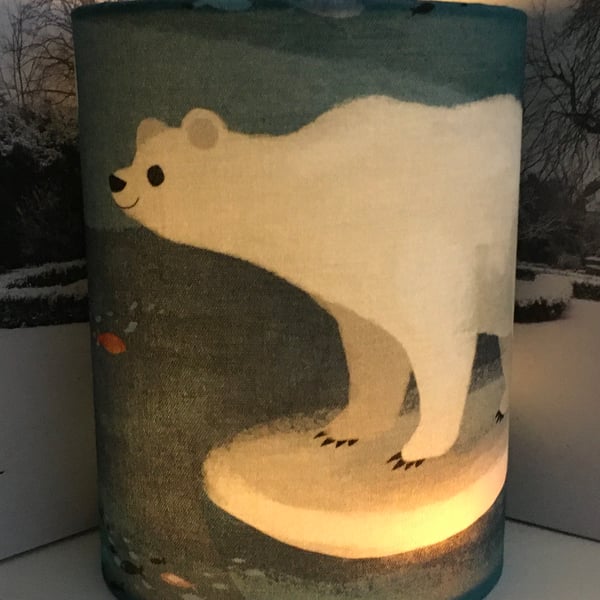 Polar Bear Artic Antics- Handmade Children Night Light