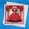 Christmas Card For Her, Decoupage, Wife, Daughter, Granddaughter, Mother