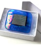 Patchwork  Brooch 102 Dichroic Fused GlassHandmade  - Image 2