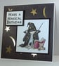 Handmade child's birthday card - the wizard - Image 5