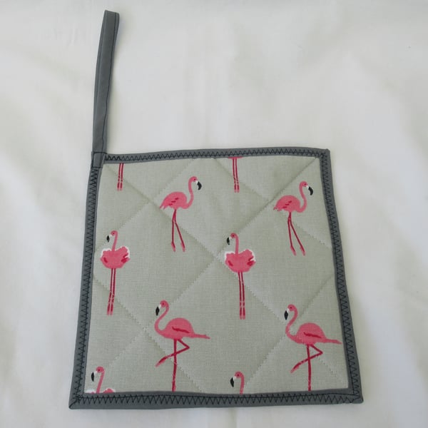 Quilted Pot Holder, Oven Glove, Handmade from Sophie Allport Fabric