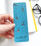 Tuxedo Cat in a Yellow Raincoat Bookmark, 52mm x 148mm - Image 4