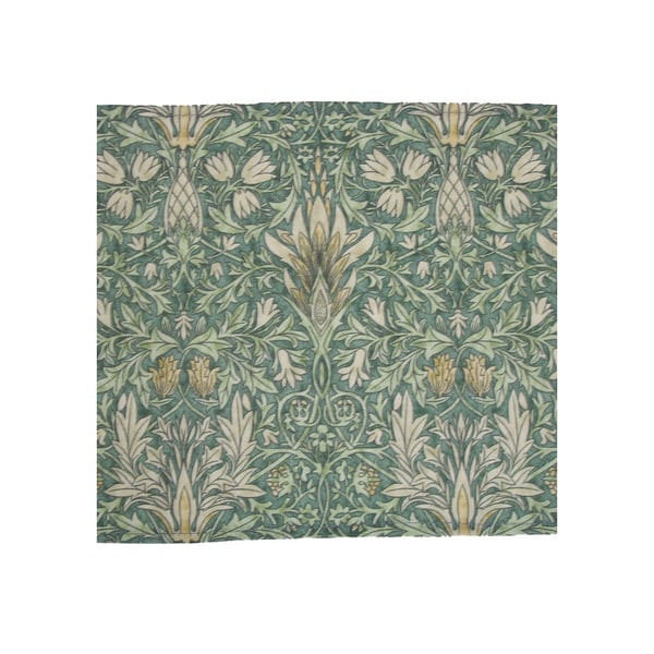 William Morris Napkins Green Yellow Snakeshead 18" Serviettes Washable Cotton
