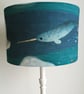 Polar Bear Artic Antics -Handmade Children Table Lampshade 30cm Drum. - Image 5