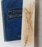 Hand printed fairy folk bookmark with handmade envelope  - Image 3