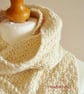 British wool unisex scarf - Handmade in UK - Wool wedding anniversary gift - Image 4