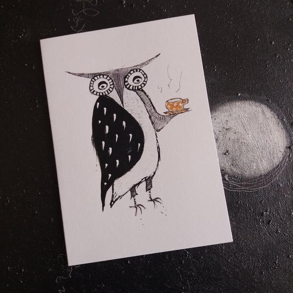 owl - notecard