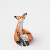 Corrie Small Sitting Paper Mache Fox