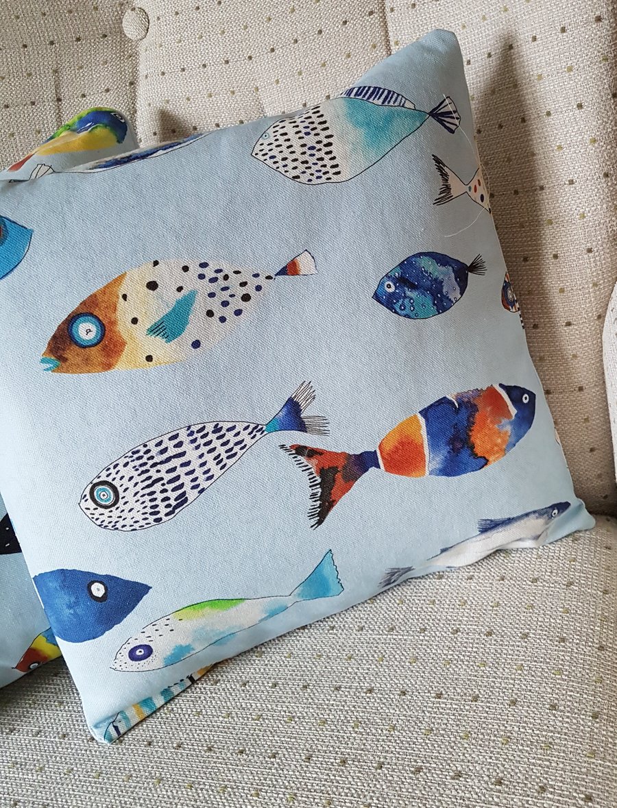 Decorative Cushion fish fabric 
