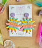Rainbow Sunshine Polymer Clay earrings