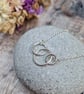 Sterling Silver Three Circle Interlocking Necklace - JBJ2048 - Image 1