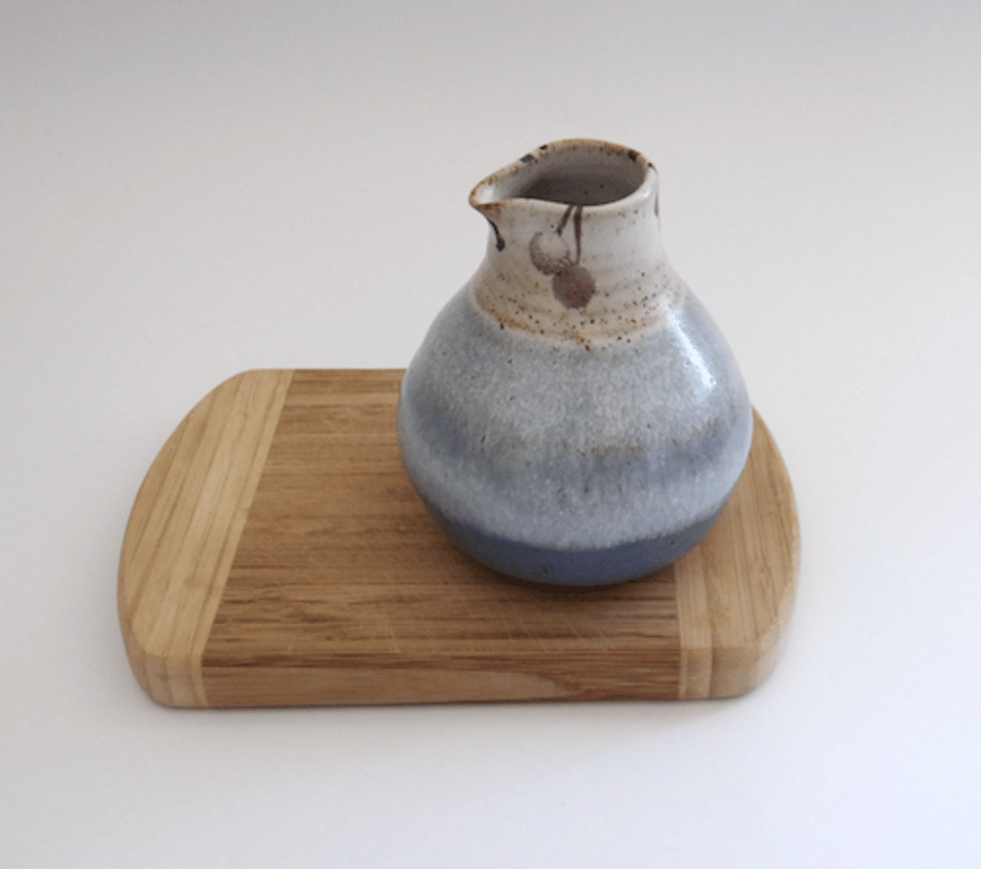 Ceramic jug carafe teardrop vase - handmade stoneware pottery