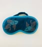 Teal Koi Fish Velvet Lavender Infused Eye Mask - Image 2