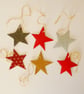 Sale - Free Postage - Mini Collaged Star Decorations - Image 4