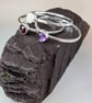 Sterling Silver Gemstone Stacking Rings, Handmade Urban Design Jewellery - Image 3