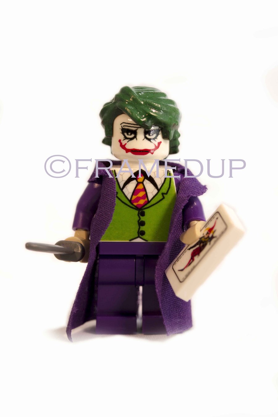 DARK KNIGHT JOKER LEGO - 8 x 6 PORTRAIT PRINT