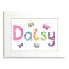 Girls personalised door name print.
