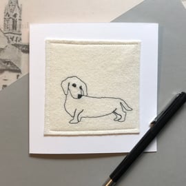 Sausage Dog Occassion card