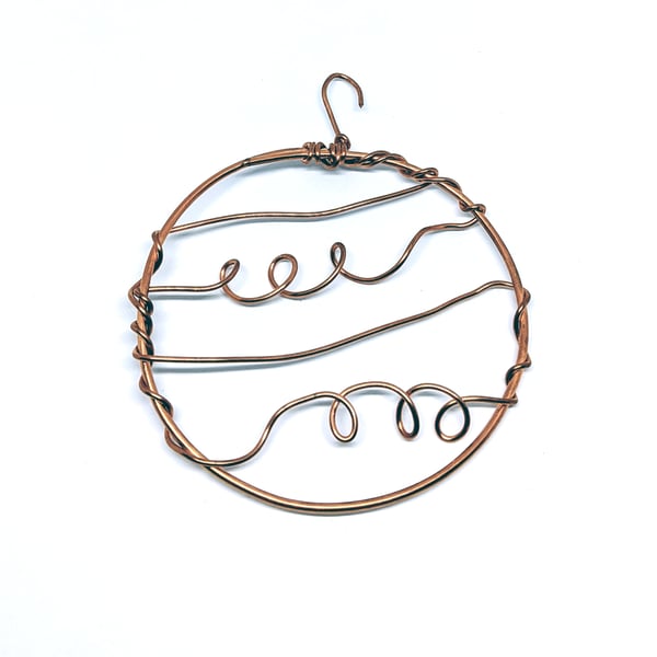 Copper Wire Christmas Decoration - Single