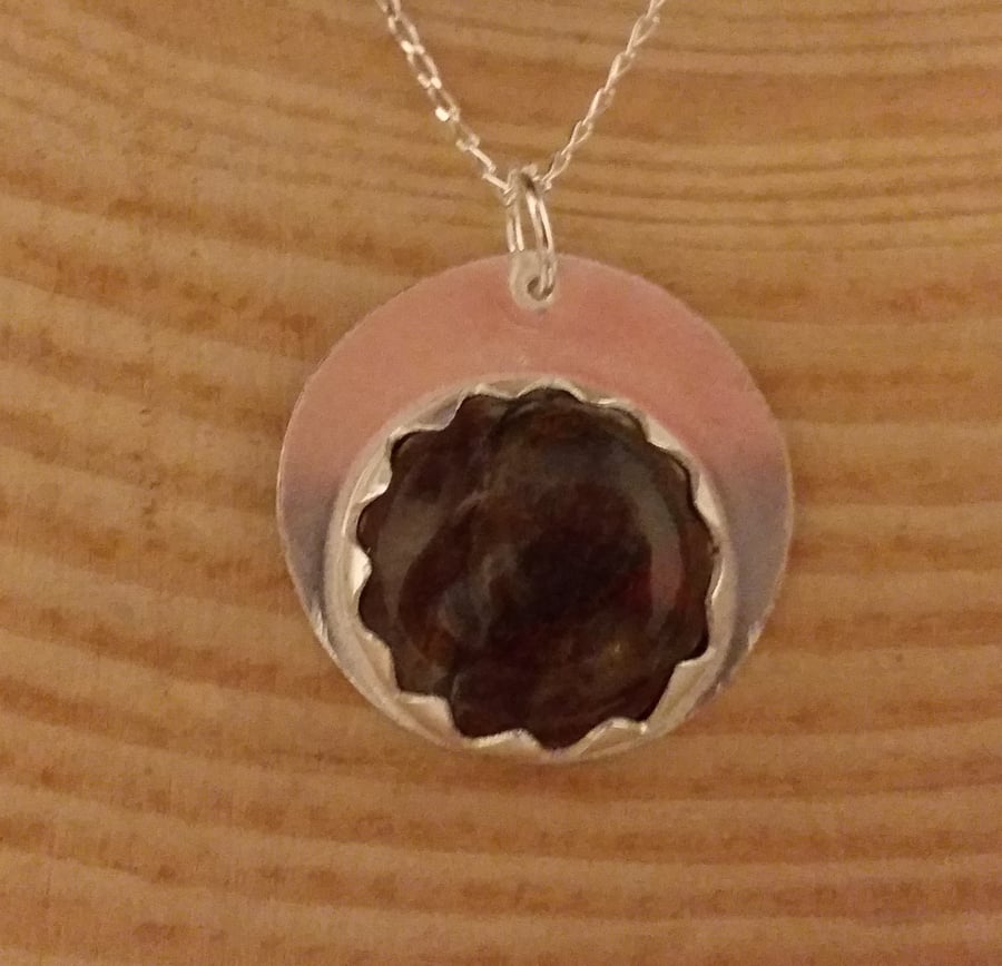Sterling Silver Pietersite Necklace