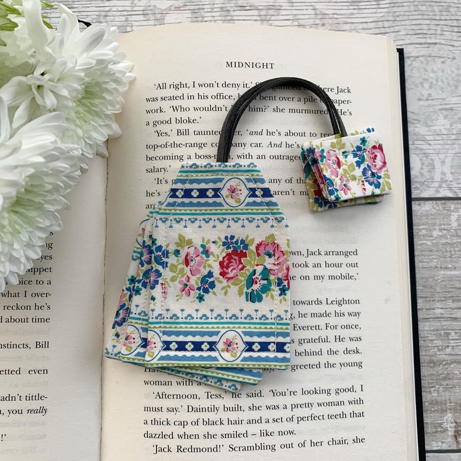 Tea bag bookmark, bookish tea gifts