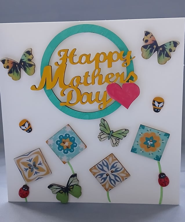 Handmade Mother's day card 