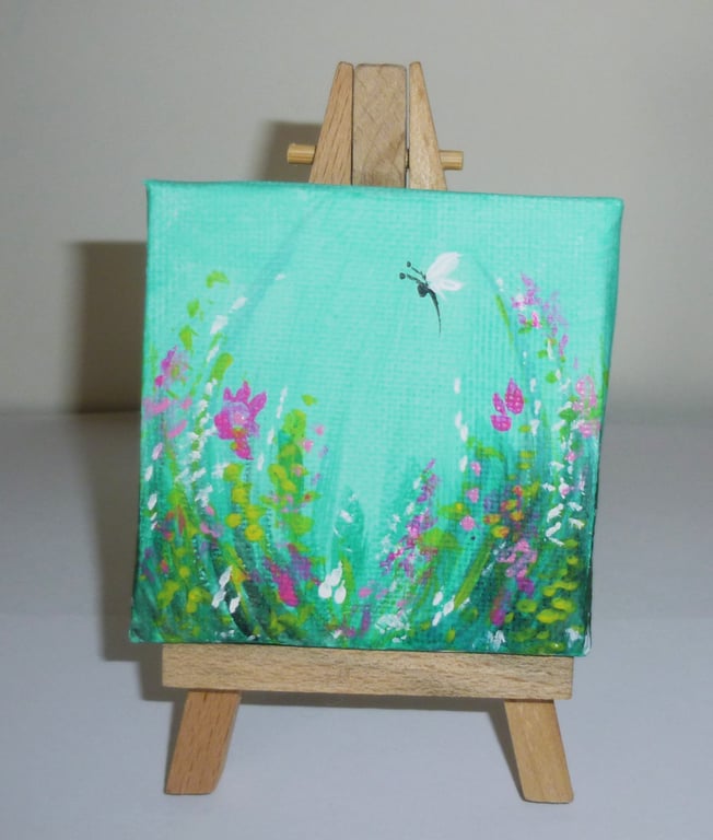 miniature box canvas original art ( ref FA 296 A2 )