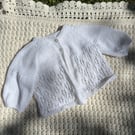 White cardigan 12-18mo