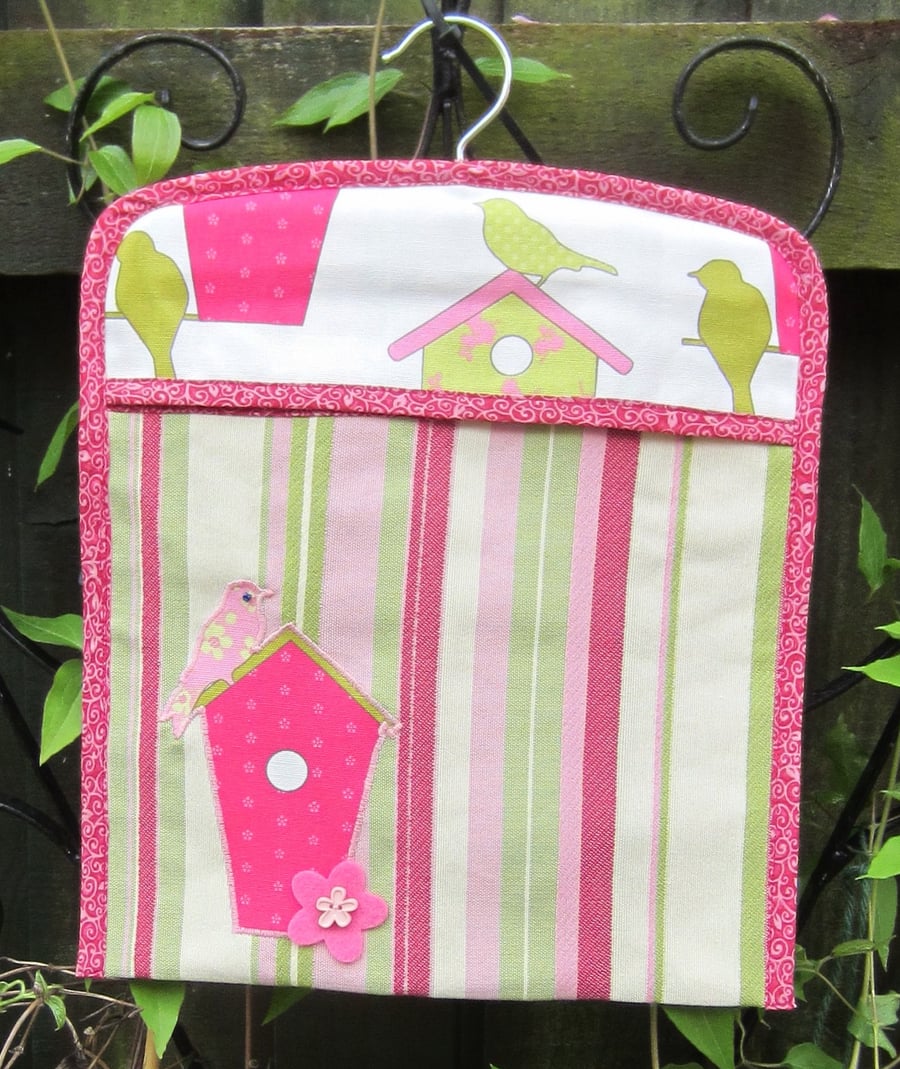 Bird House Peg Bag
