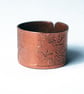 Etched copper raven ring - adjustable size - Image 2