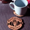 Individual Manchester United Badge Coaster