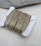 15m Natural Dye Olive Green Nettle Pure Silk Embroidery Thread - Image 2