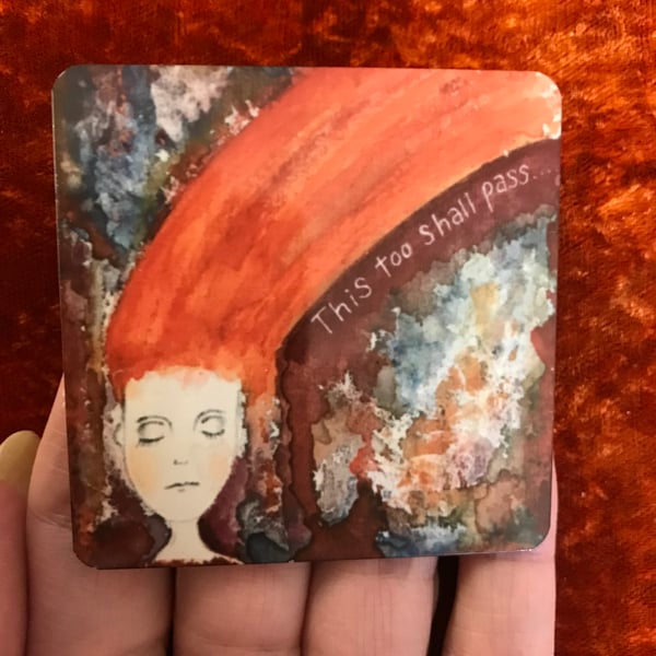 Magnet "This too shall pass"