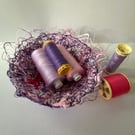Freestyle machine embroidery decorative bonbon dish