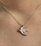 Sterling silver swallow pendant - Image 2