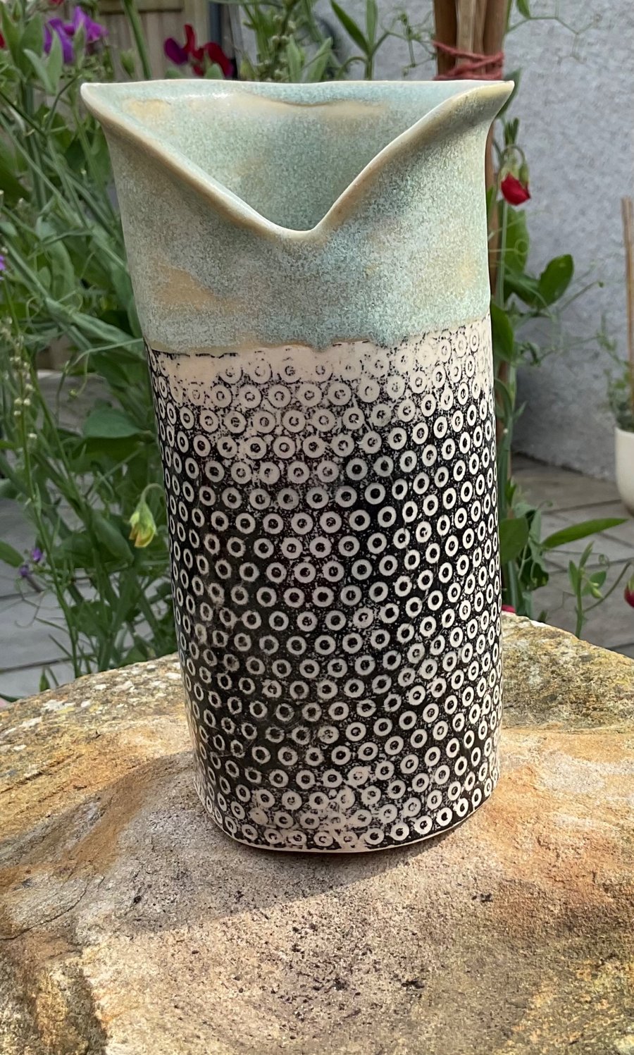 Hand built vase.