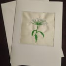 Card with Embroidery