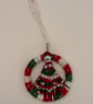Handmade Dorset Button Christmas Tree Decoration - Festive Upcycled Keepsake - Image 2