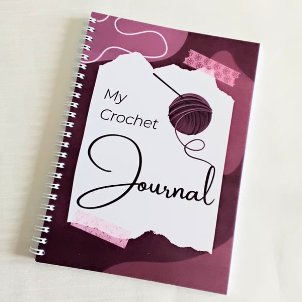 Perfectly Imperfect Crochet Journal: A5 Sprial Bound Planner
