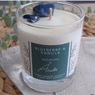 Blueberry & Vanilla vegan soy wax candle