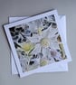 Sea Holly Square Photographic Card Size 6" x 6"