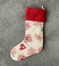 Summer Seconds, Lined Christmas Stocking, Christmas Decoration, Stocking - Image 1