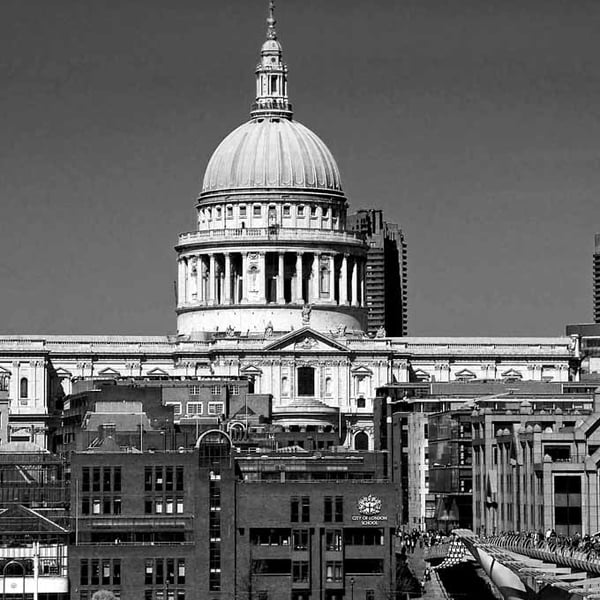 St Pauls Cathedral London England UK Photograph Print