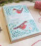 Pack of 4 Folk Robins Christmas cards - Image 8