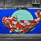 Camden Town Street Art Graffiti London Photograph Print