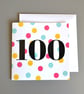 100th Birthday Card for Her - 100 - One Hundred - Hundredth Birthday Card - Image 2
