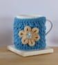 Crocheted Mug Cosy - Image 1
