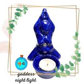 Moon Goddess Tea light holder trinket dish